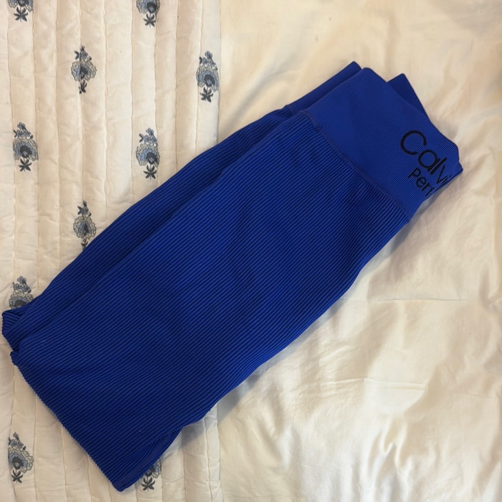 Calvin Klein Blue Performance Leggings